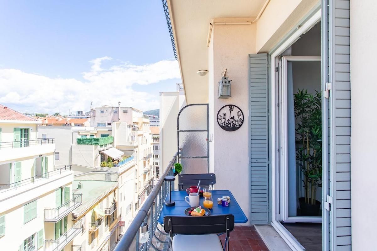 Appartement L4 Staywizus - 2bdr Des Postes Central, Massena Ac 2balconies