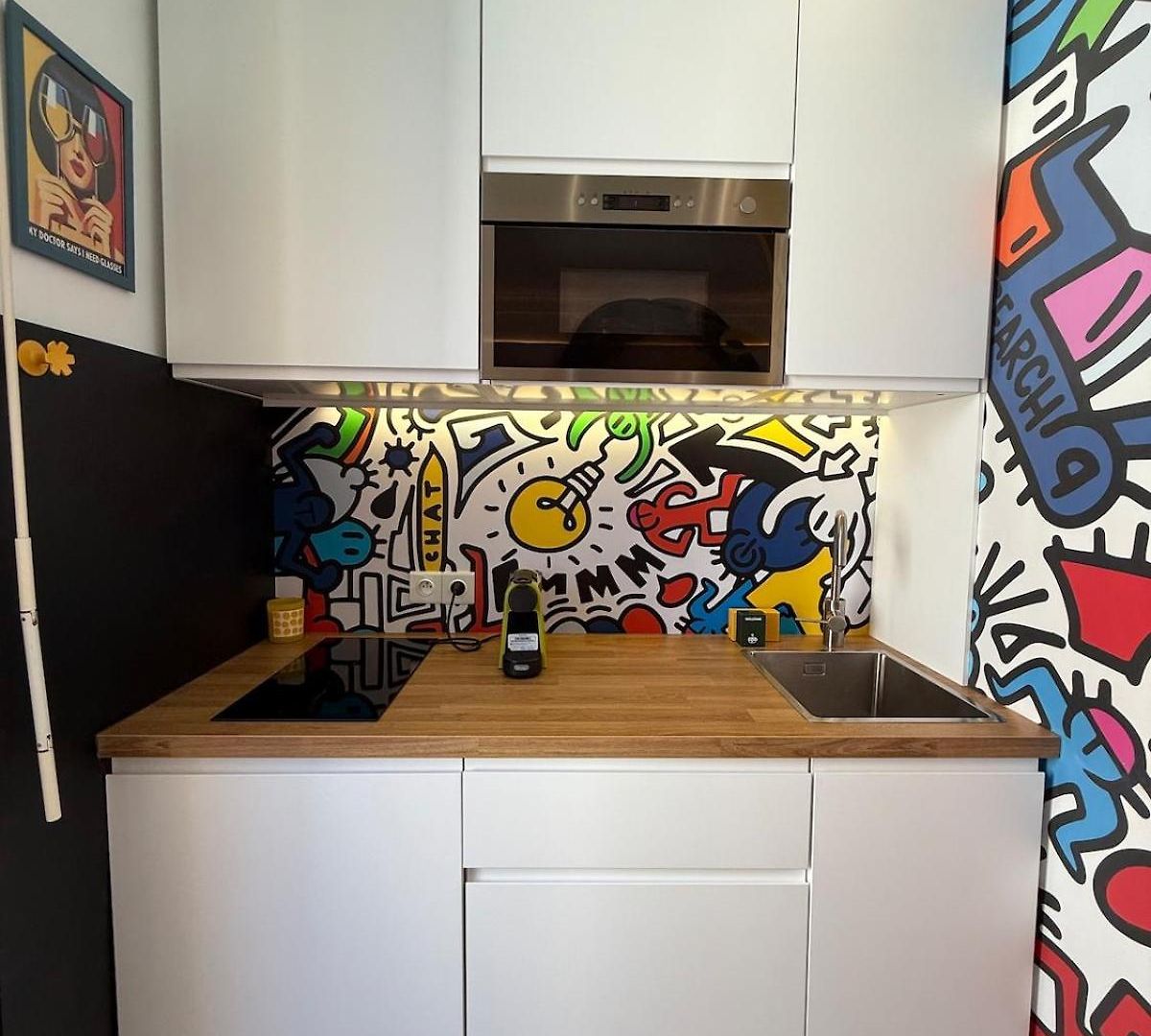 Appartement Bright Pop-art Center Near