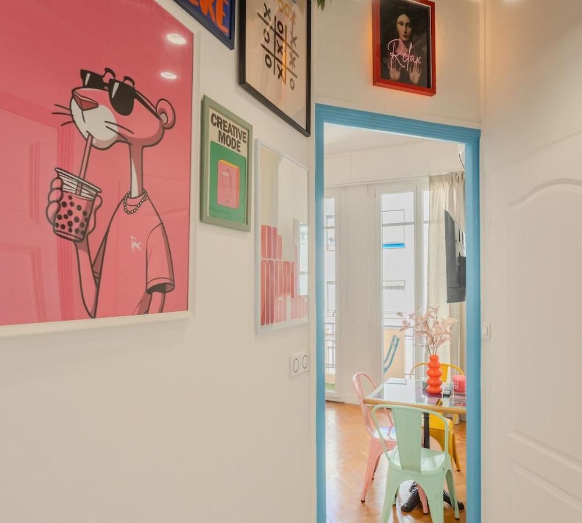 Bright Pop-art Center Near Nice