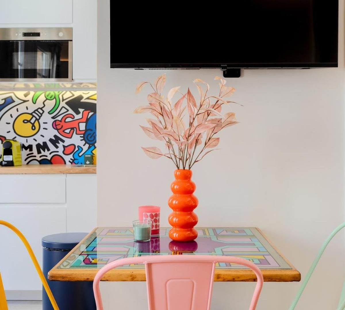 Appartement Bright Pop-art Center Near Nice