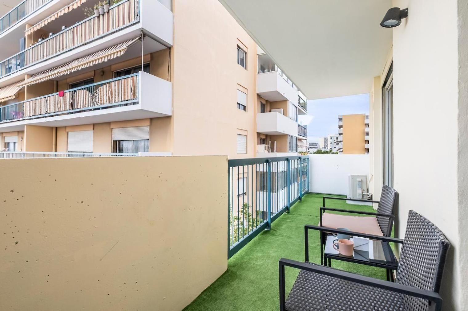 Azur 3 Start 8 Min Tram Airport 5m Appartement
