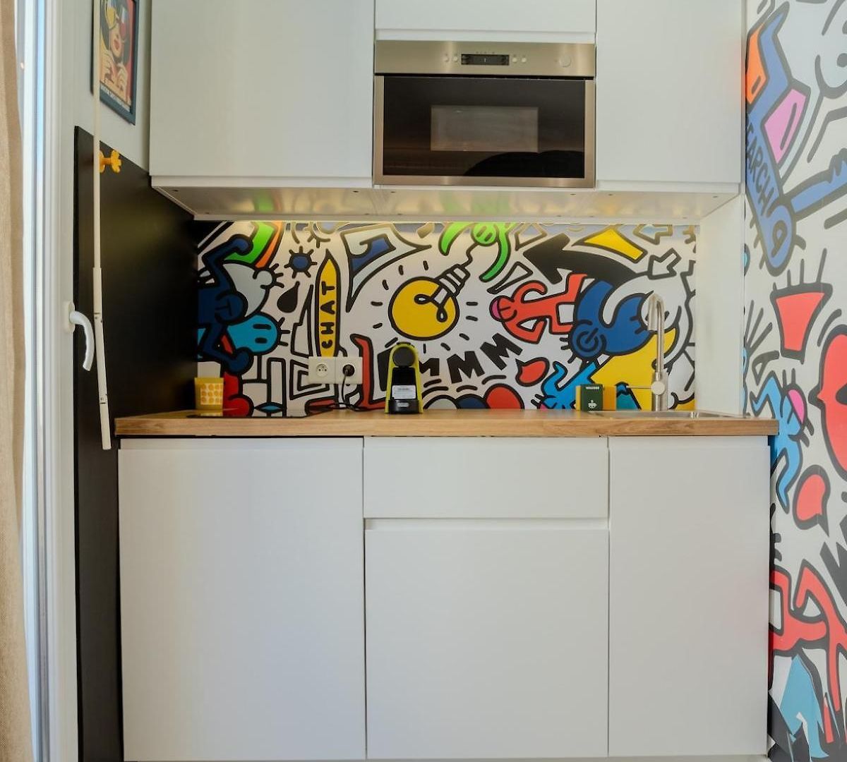 Appartement Bright Pop-art Center Near Nice