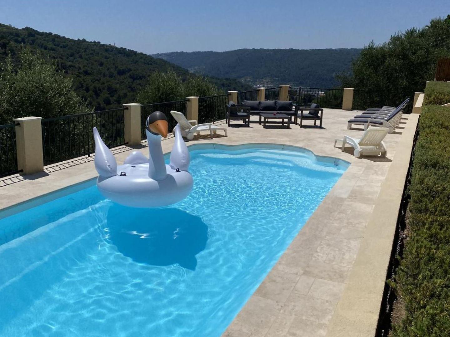 Avec Piscine Chauffee Collines * Nice