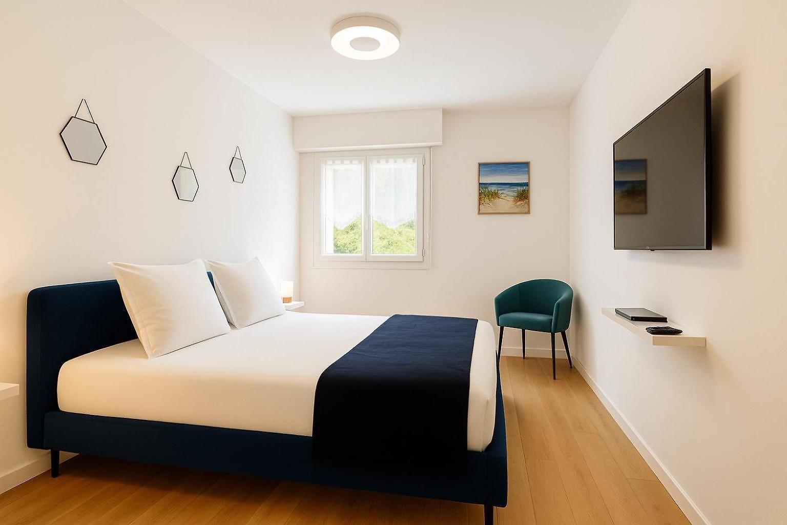Apartment Confortable Avec Balcon - Proche Gare Riquier Sncf Nice