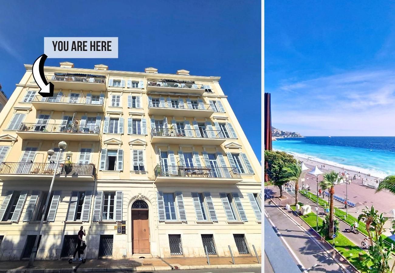 Nestor&jeeves - Bleu Panorama - Vue Exceptionnelle Appartement Nice