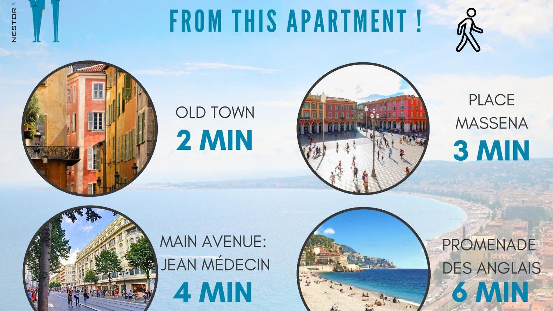 Nestor&jeeves - Palm Riviera - - Close Old Town Appartement