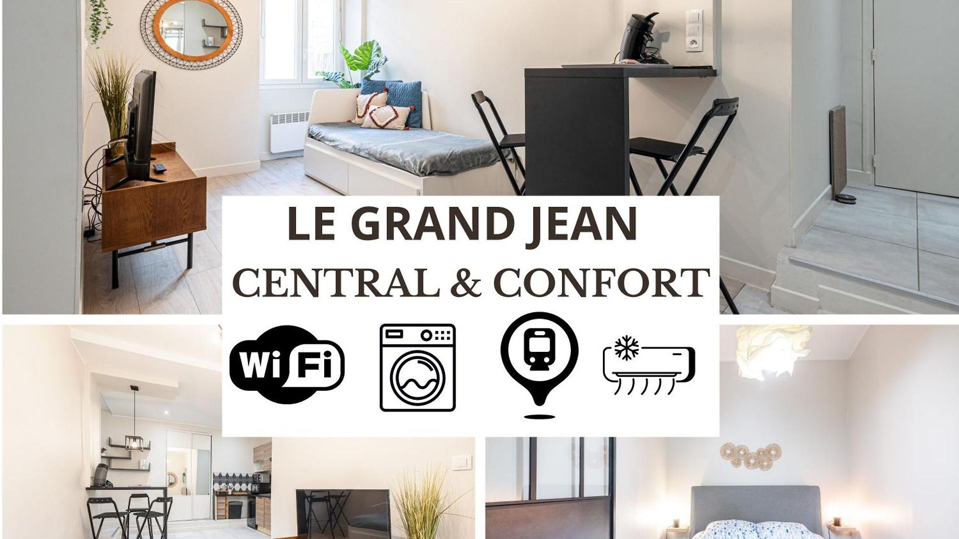 Le Grand Jean - Pres Gare Et Tram - Supermarchés - Wifi - 3 Person