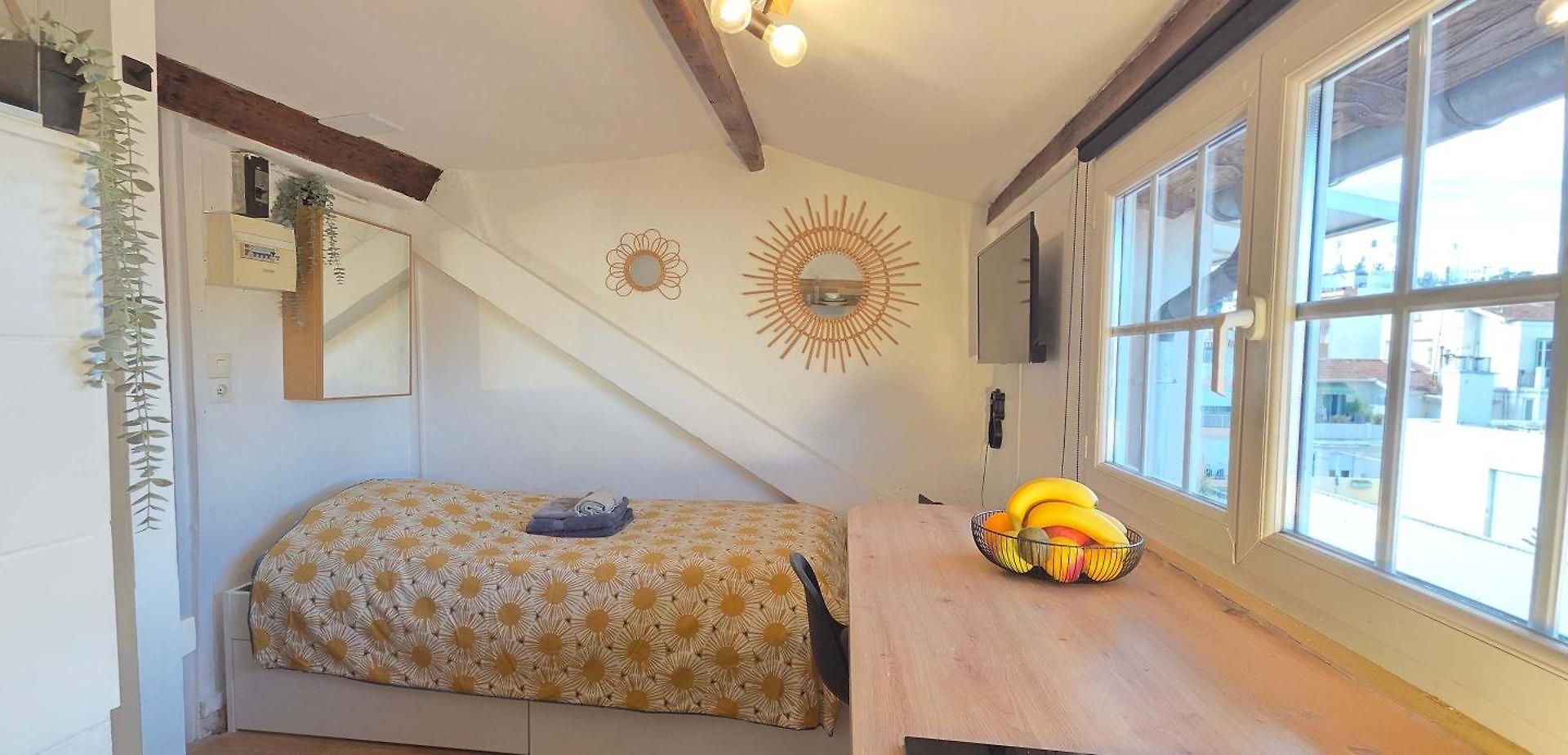 Appartement Cosy Avec Vue Sur Montagnes, Proche Gare Nice