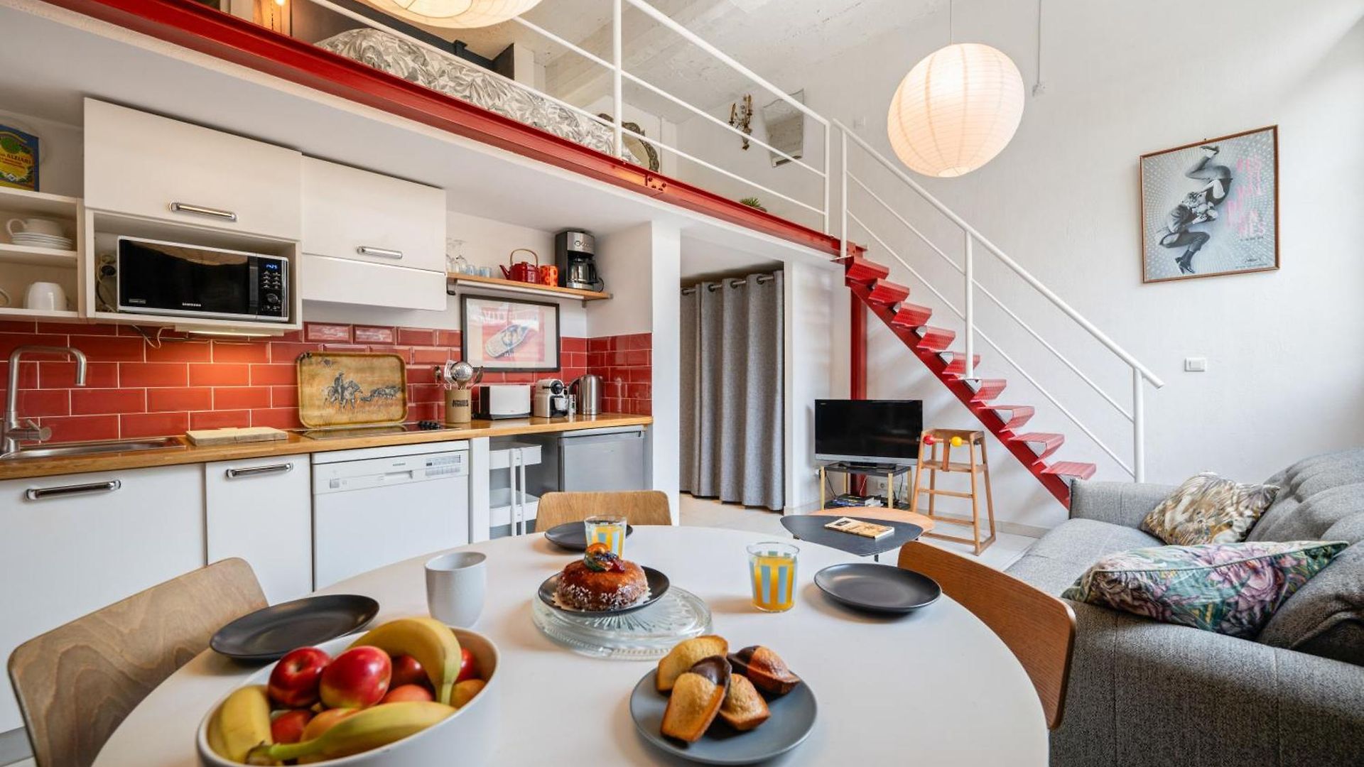 Appartement Nice-duplex-plage-parking-cimatisation *