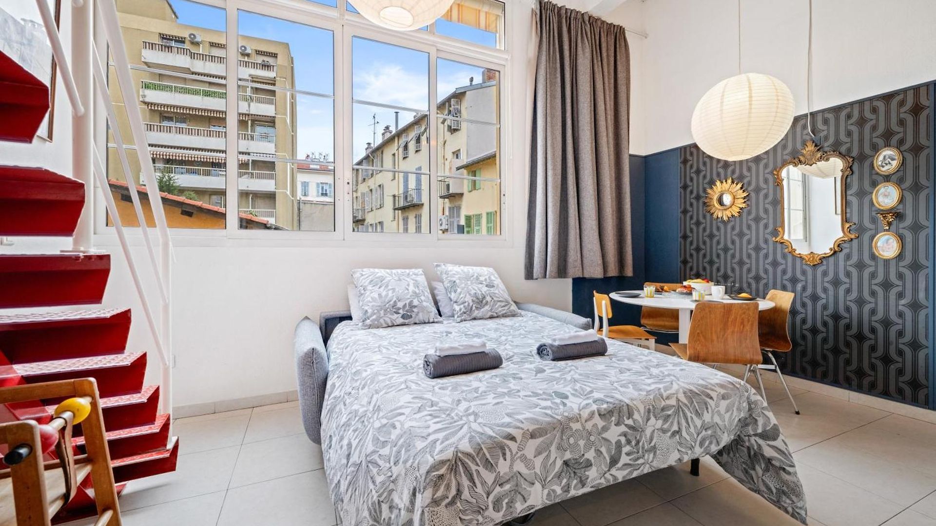 Appartement Nice-duplex-plage-parking-cimatisation *