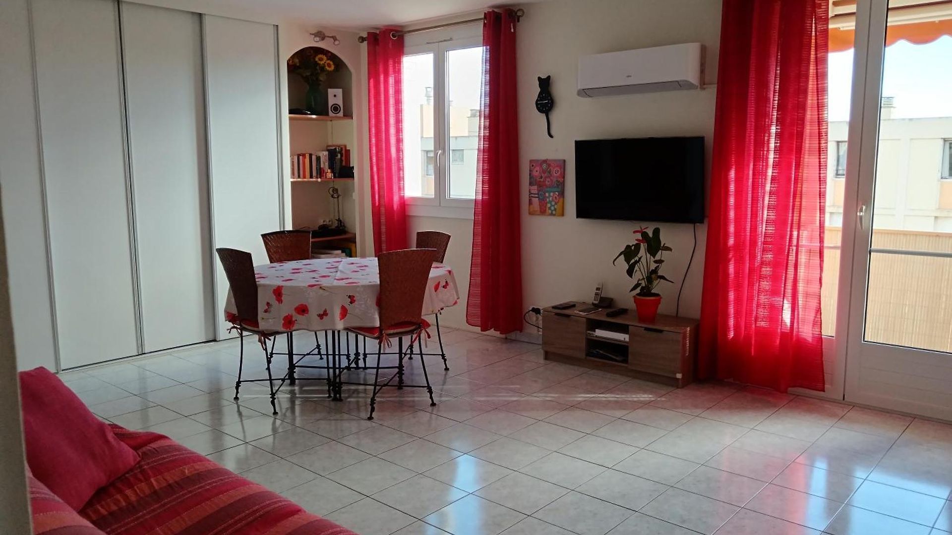 Nord 2 Pieces Calmes,wifi,clim,balcon,parking * Nice