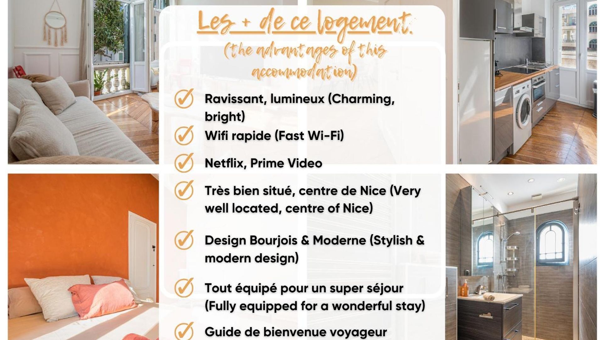 Appartement Soleil Niçois Terracotta *