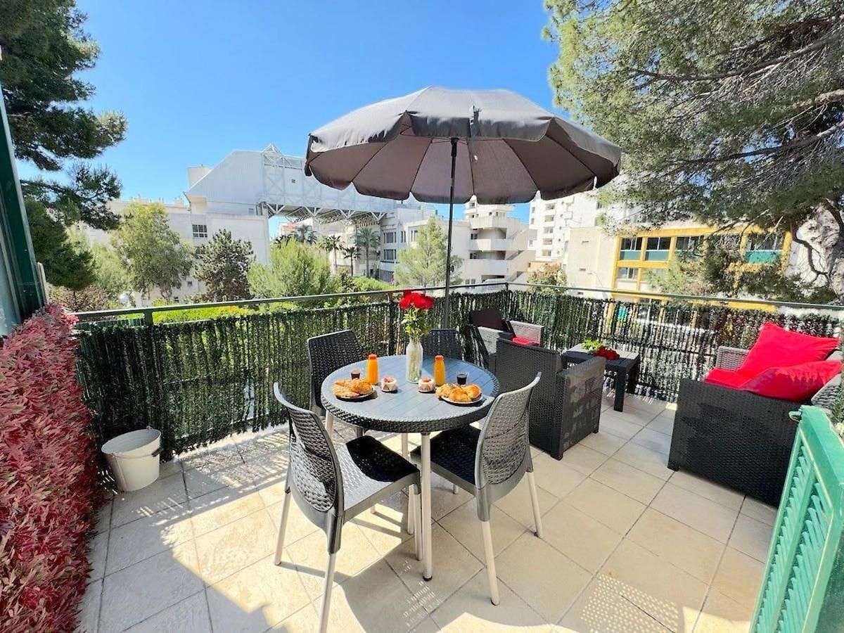 ⁂ Cosy 3 Min De La Terrasse Clim Apartment *