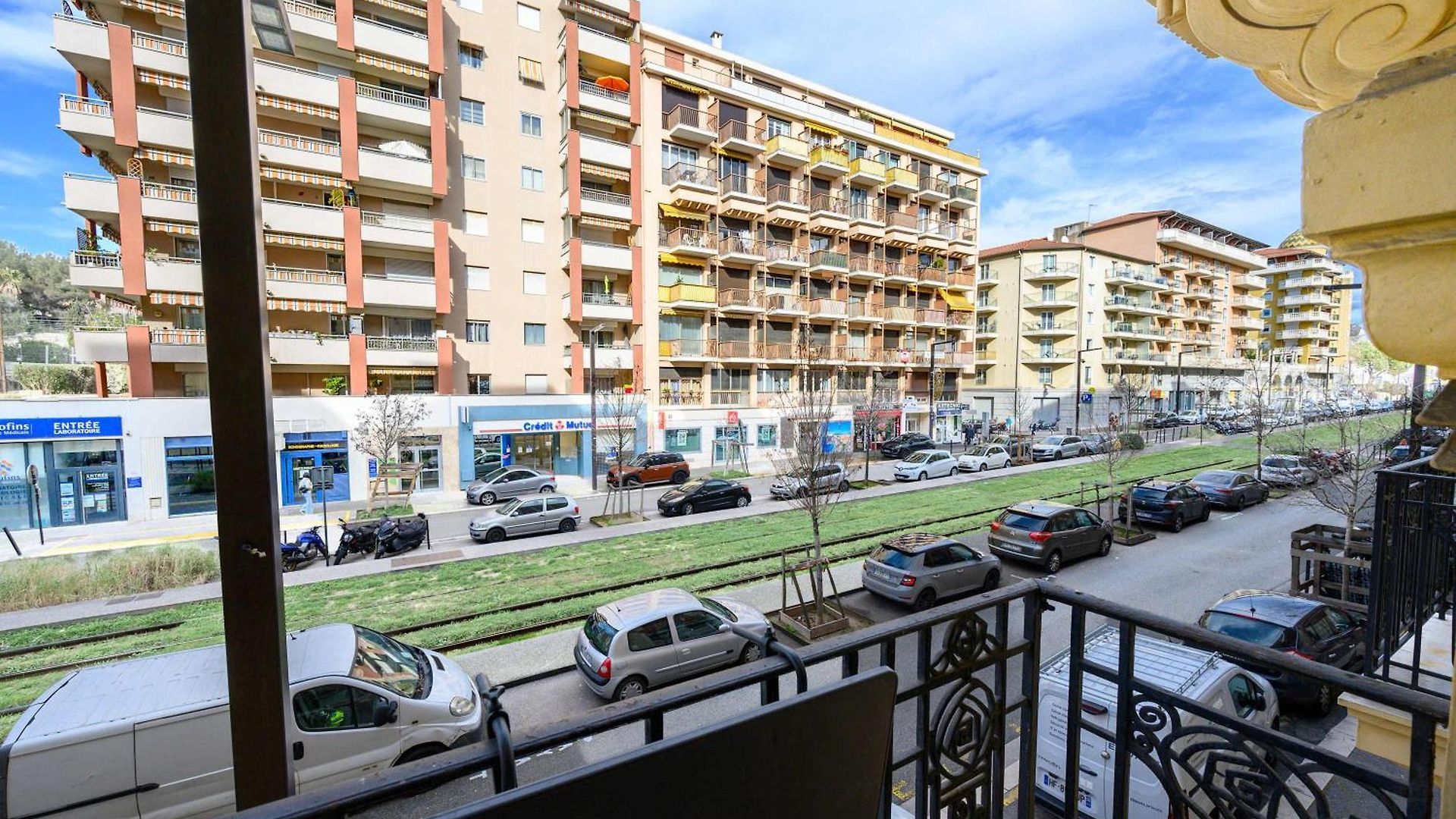 Lx196 Mezzanine Balcon Tram A Pied * Nice