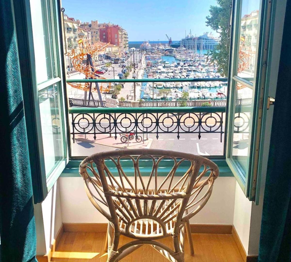 Cozy Studio, Exceptional View Of Lympia Harbor Nice