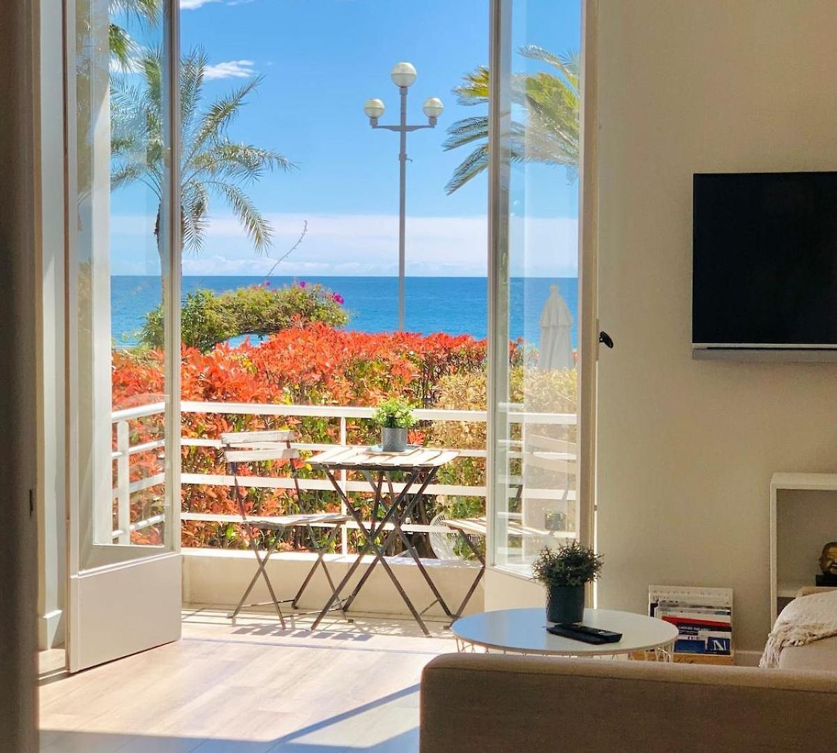 Appartement Stunning Flat With Sea View & Garden On Promenade Da Nice