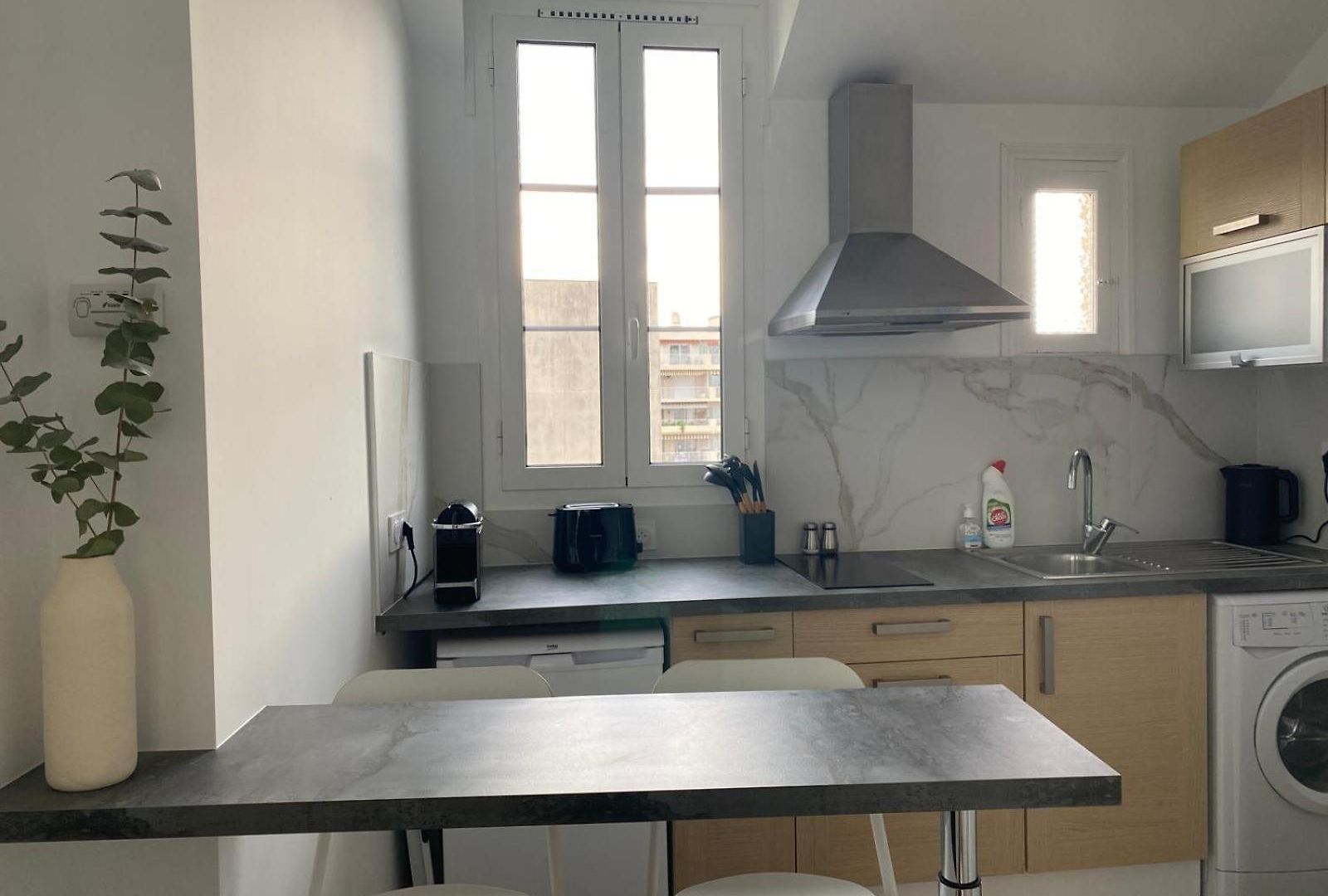 Appartement Beachside Art Deco - Direct Tram To Airport Nice