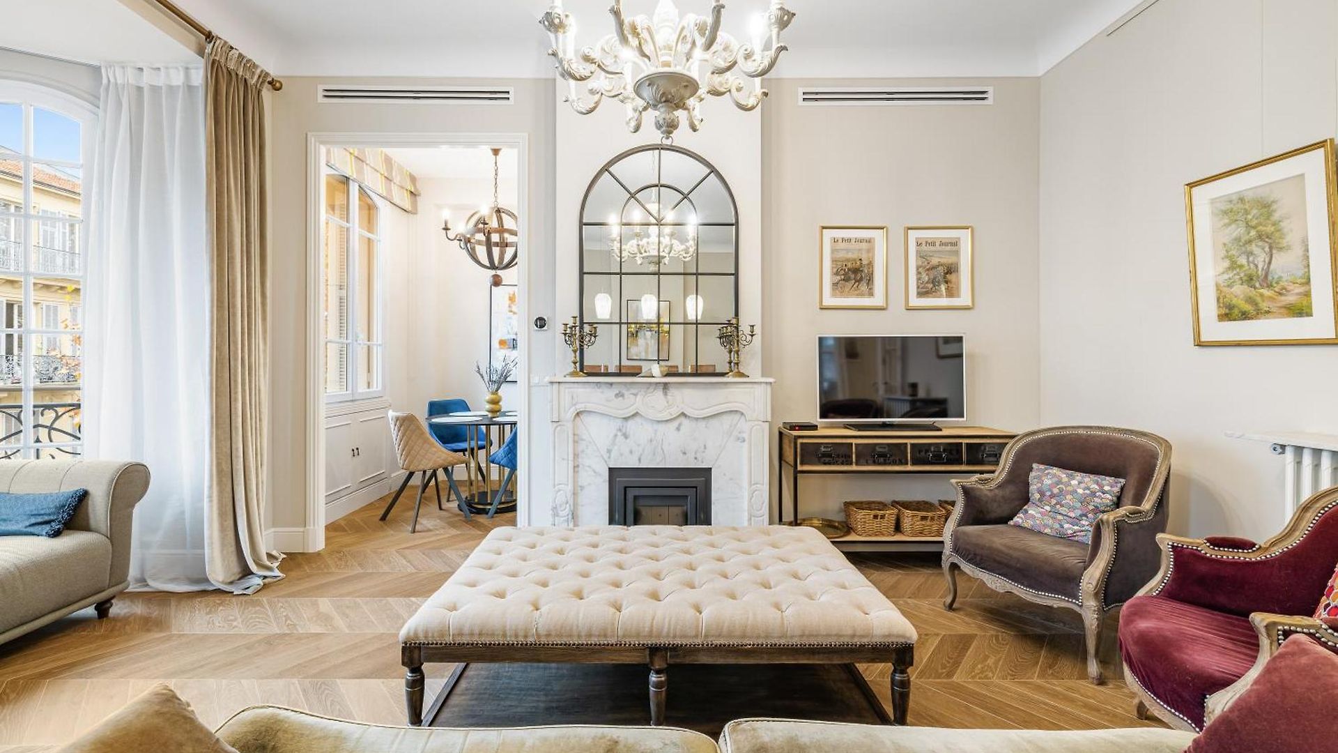 Renting - - Haussmann Luxury Sea Balcony Free Parking Apartment