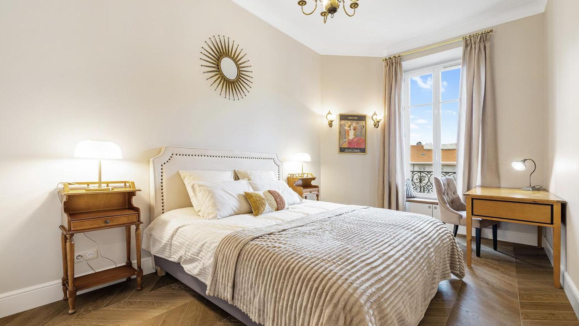 Renting - - Haussmann Luxury Sea Balcony Free Parking Apartment Nice