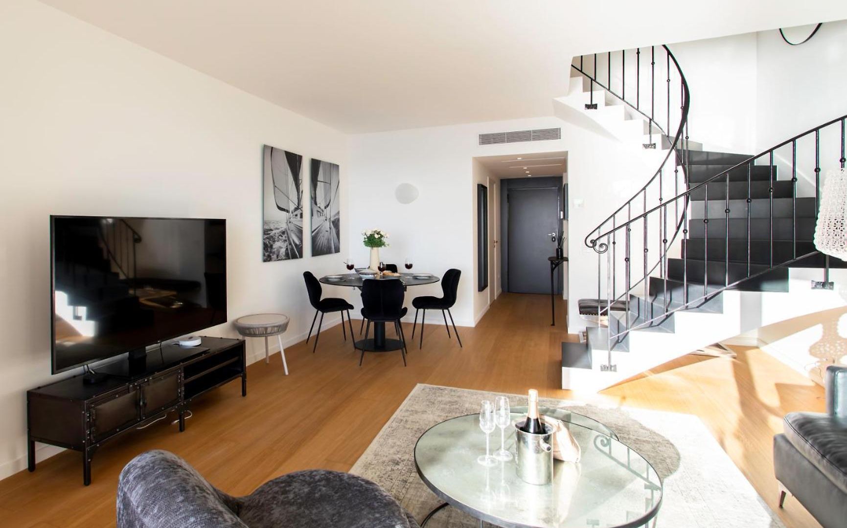 #22 Staywizus - Duplex Panoramic Sea View 2bdr, Ac, Swimpool, Parking, Petanque Appartement *