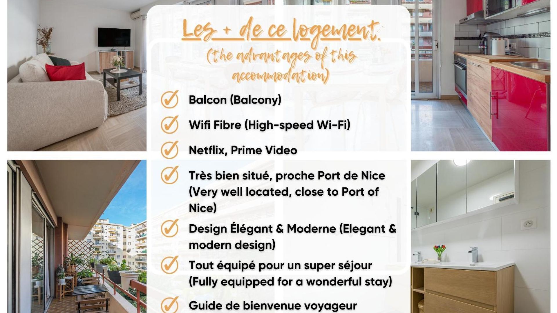 Le Balcon D'azur - 8min A Pied Port - Proche Tram Et Centre * Nice