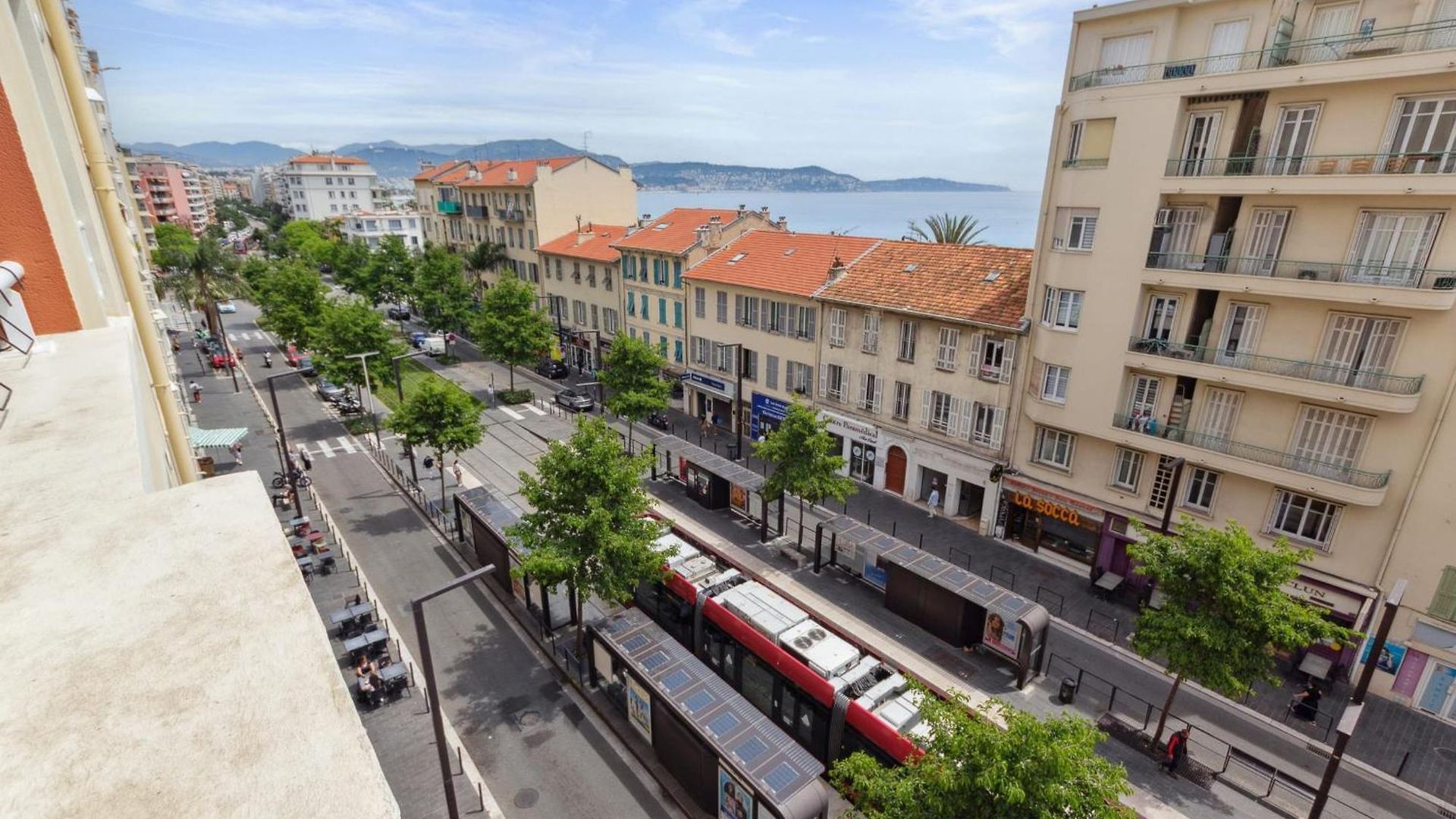 L'azur - Vue - Clim - Tram - Wifi - Aéroport Nice