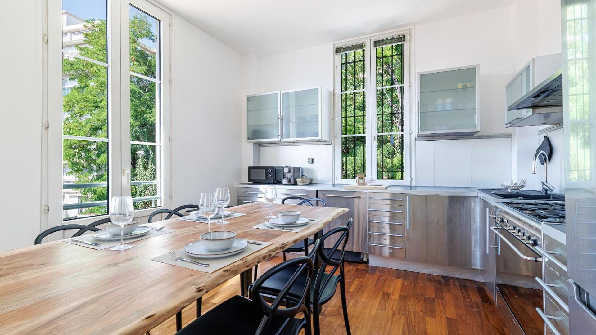Open View Terrace - Wide 2 Bdr Quiet Area Appartement Nice