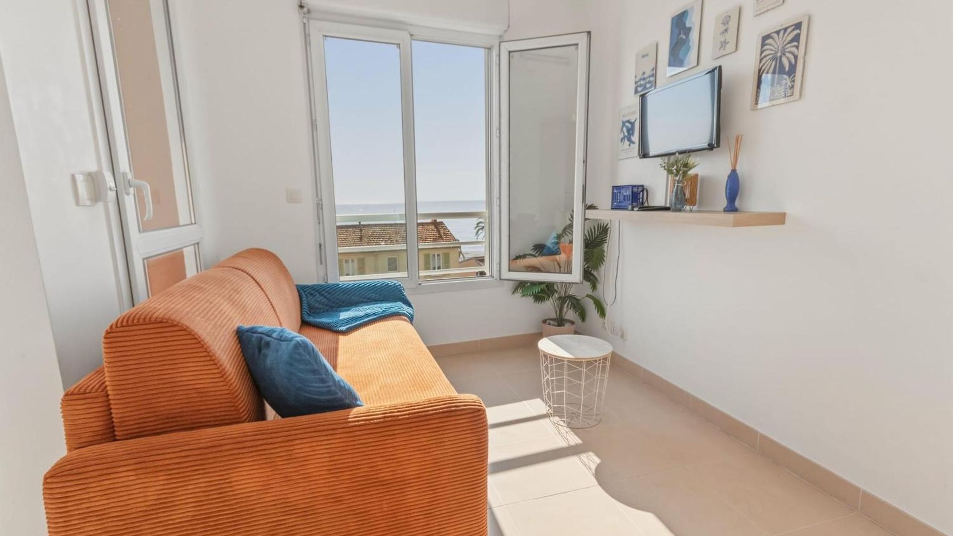 Appartement L'azur - Vue - Clim - Tram - Wifi - Aéroport Nice