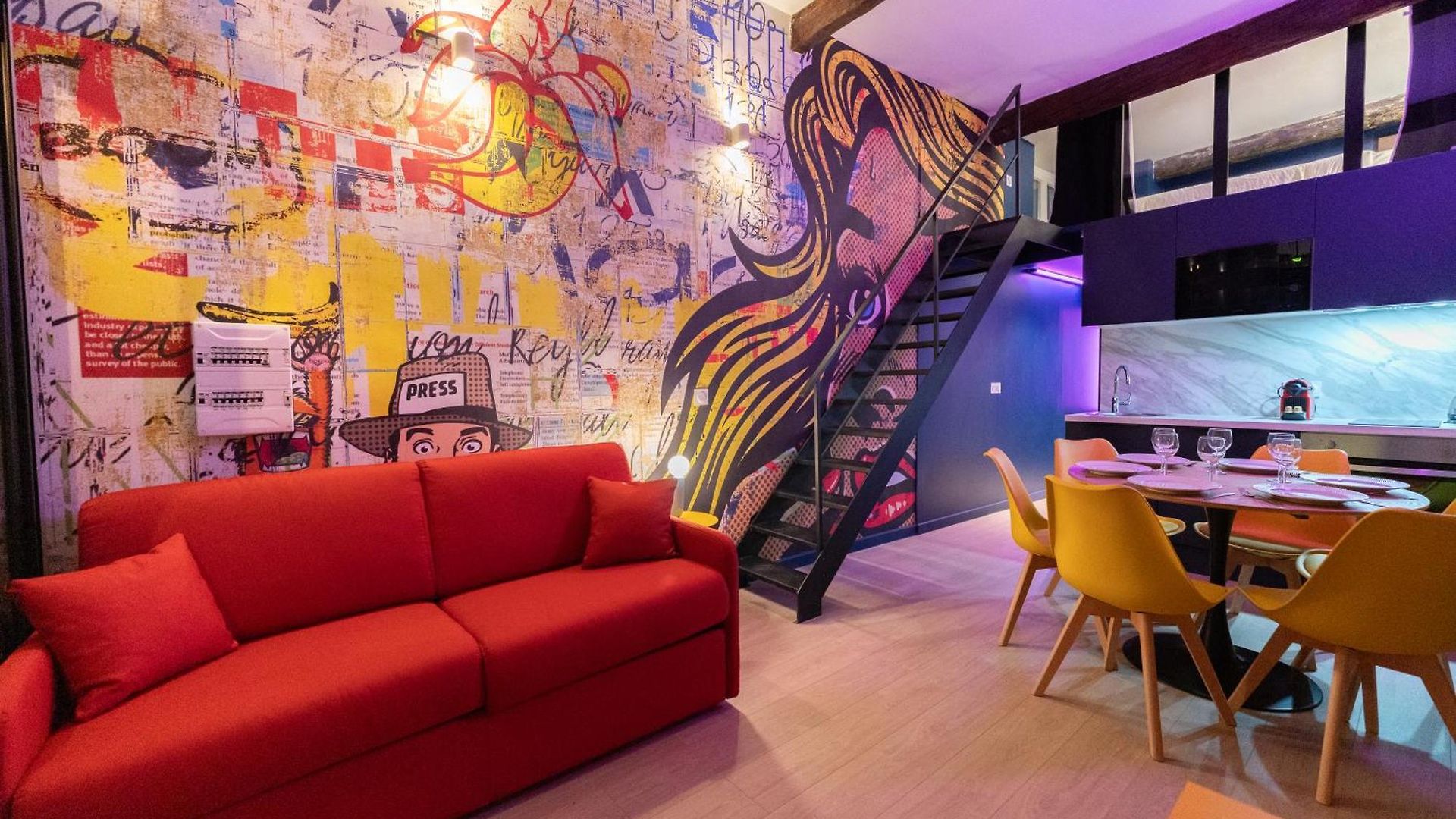 Loft De 6 Couchages, Bord De à Nice