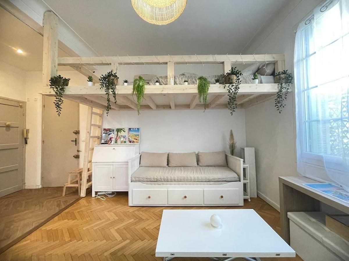 Centre Ville, à 5 Min, Grand Cosy Appartement Nice