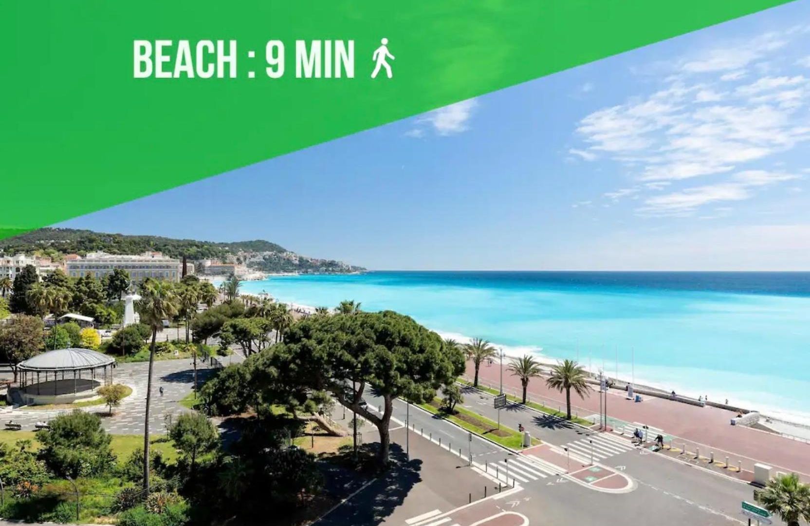 Appartement Panoramic Sea View - Terrace - Air Conditioning - 2 Bedrooms - Wifi - Kitchen - Tram
