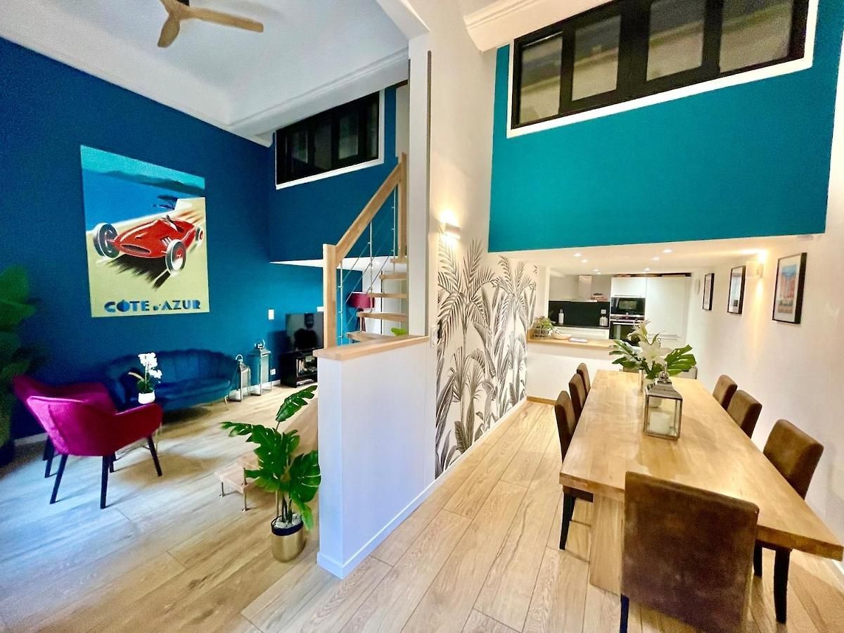 Appartement Charming Spacious Duplex Vieux Nice, 6 People