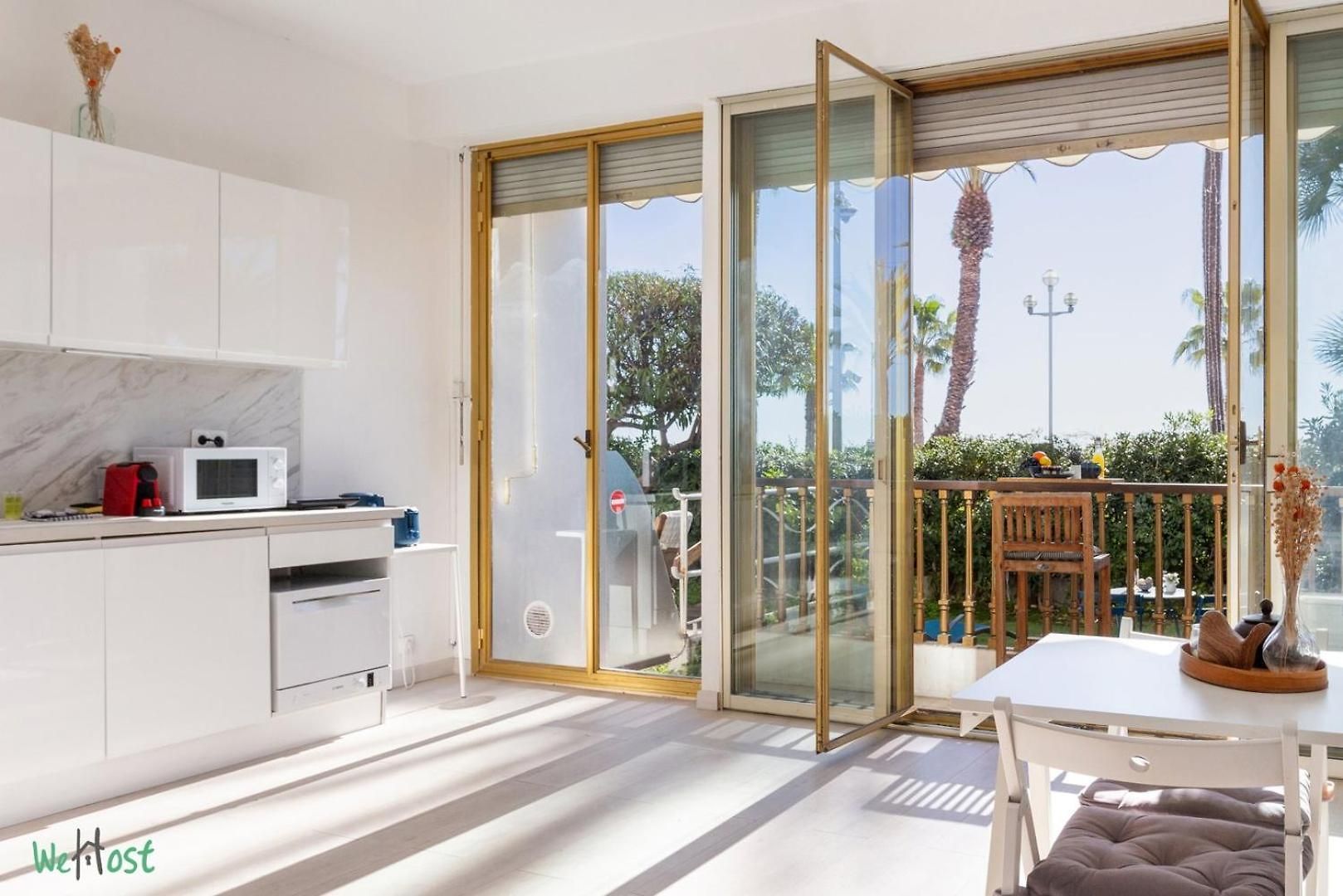 Wehost Prom- Jardin & -coeur Promenade Des Anglais-2 Personnes / 1 Canape-lit * Nice