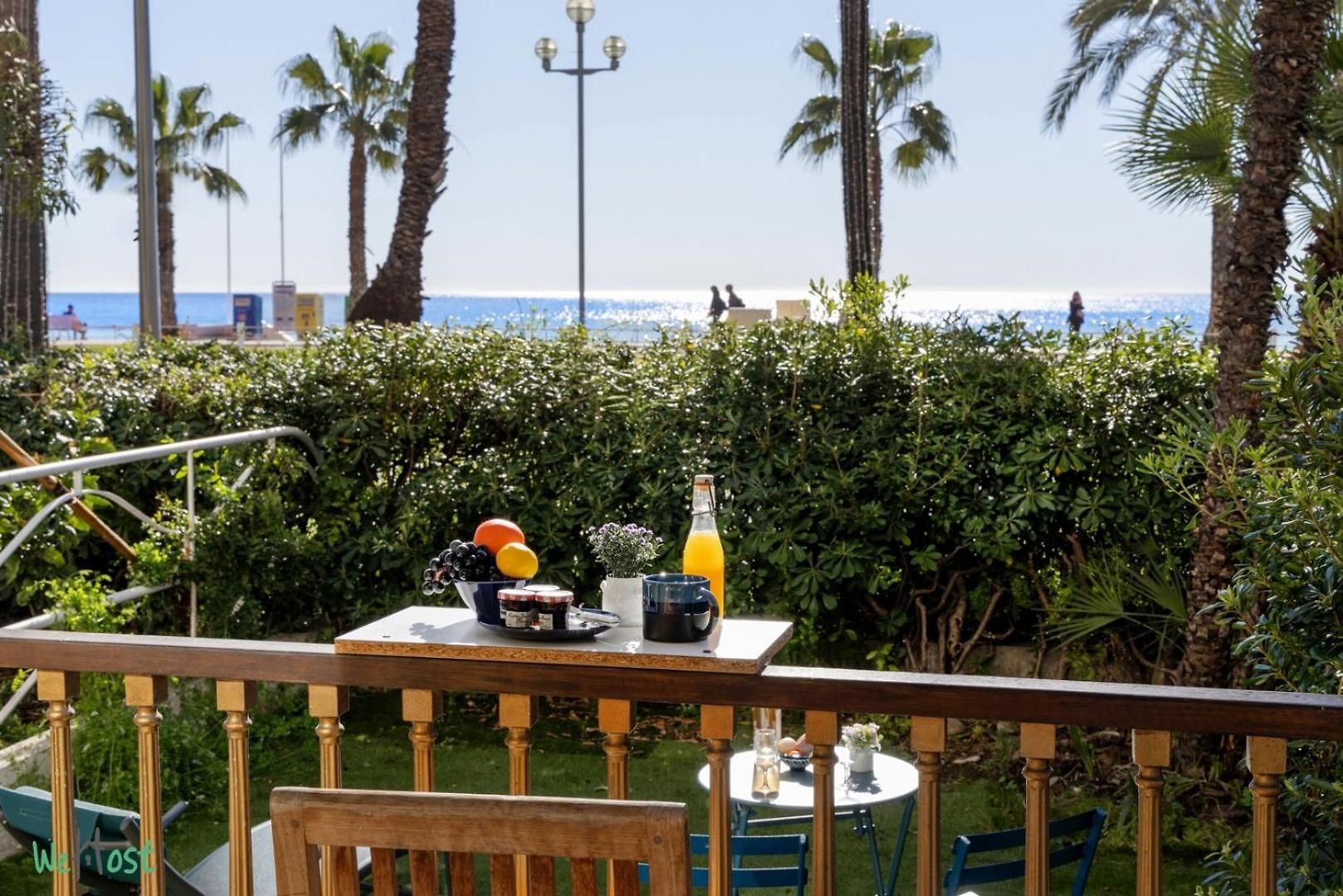 Wehost Prom- Jardin & -coeur Promenade Des Anglais-2 Personnes / 1 Canape-lit Nice