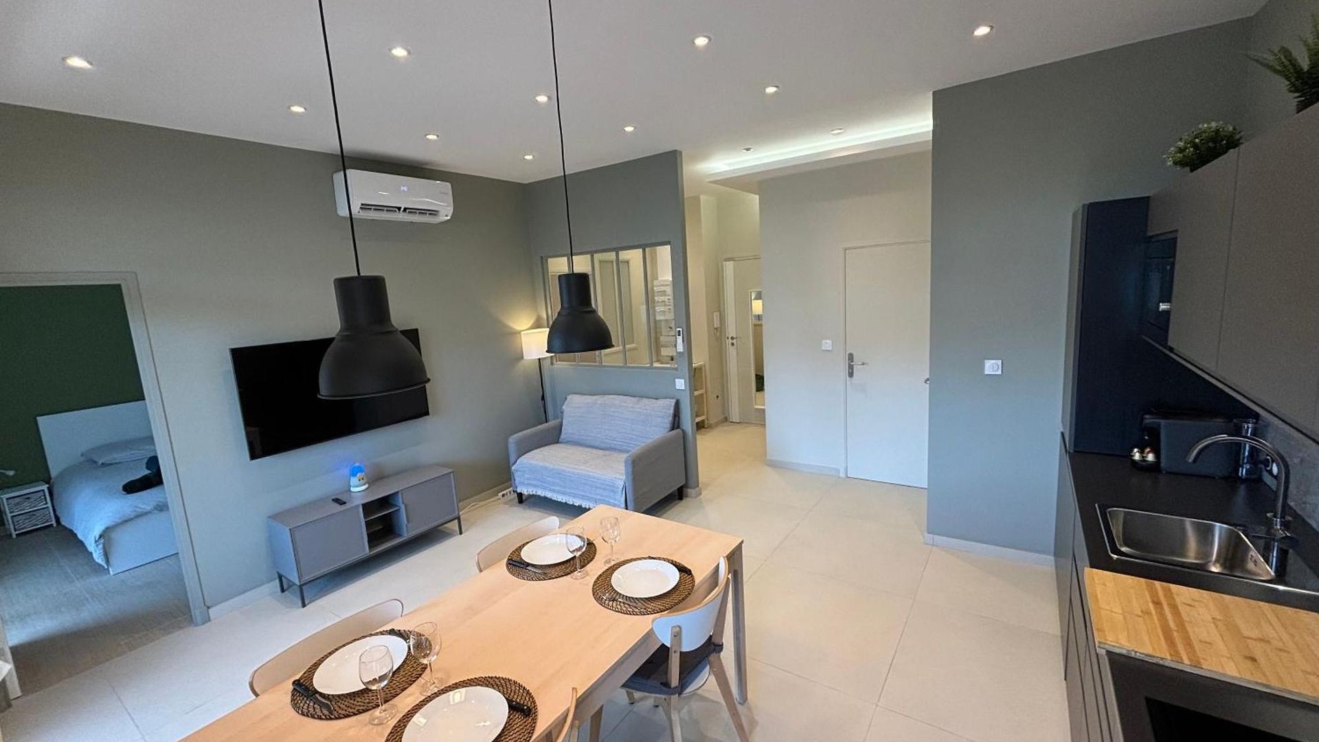 La Palmeraie Pool Ac Appartement Nice