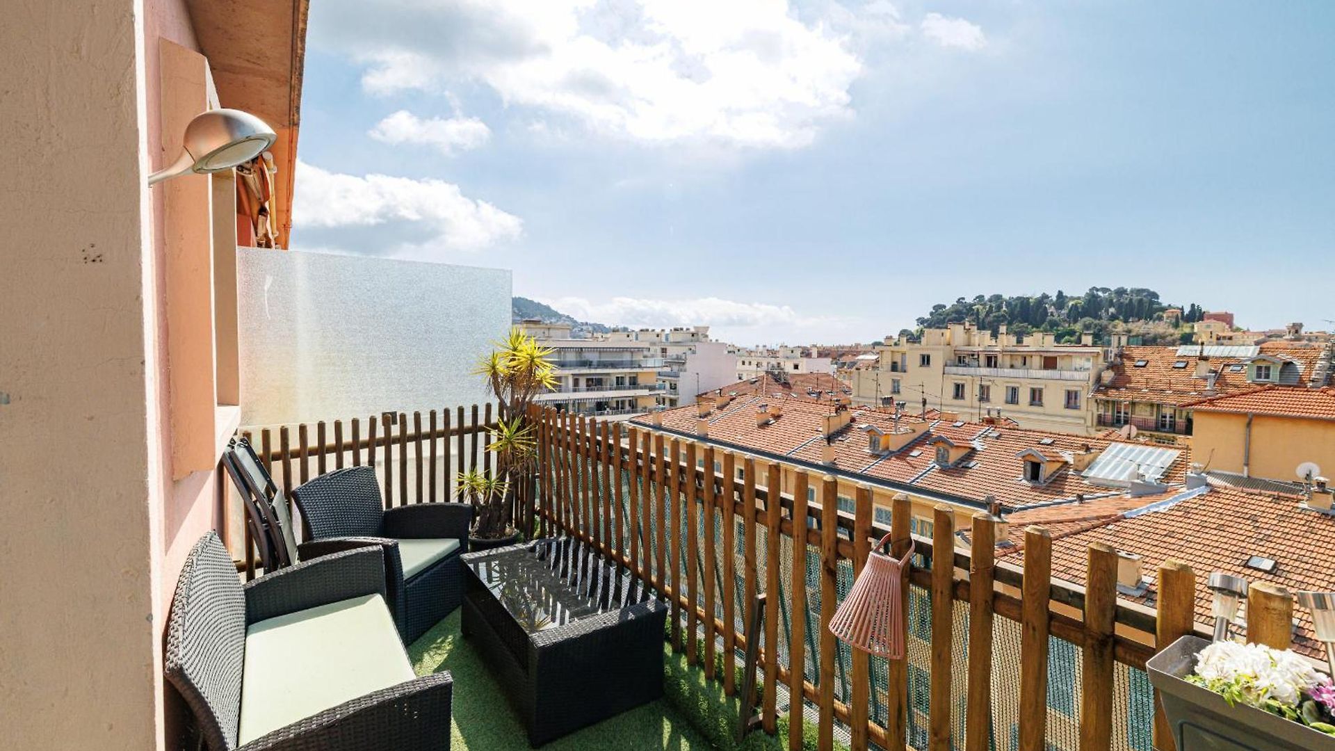 Open Sky Terrace Lage 1 Bdr & Parking Appartement Nice