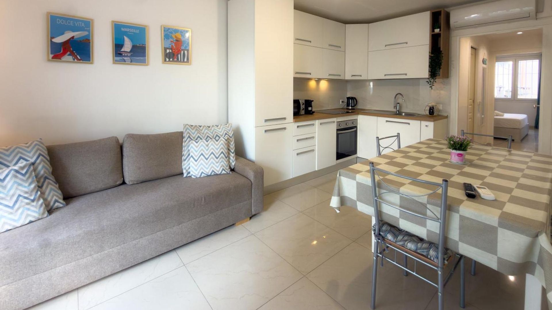 Apartment Californie 8pers Parking Ac Wifi Nice