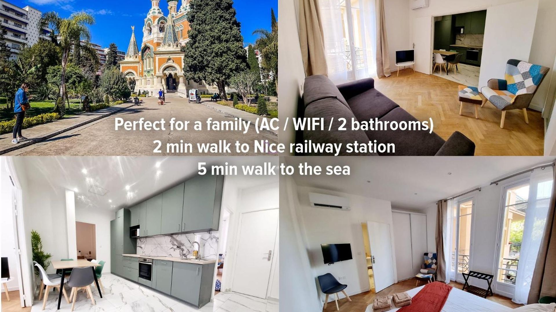 Spacious Family Near Sea - Apartment