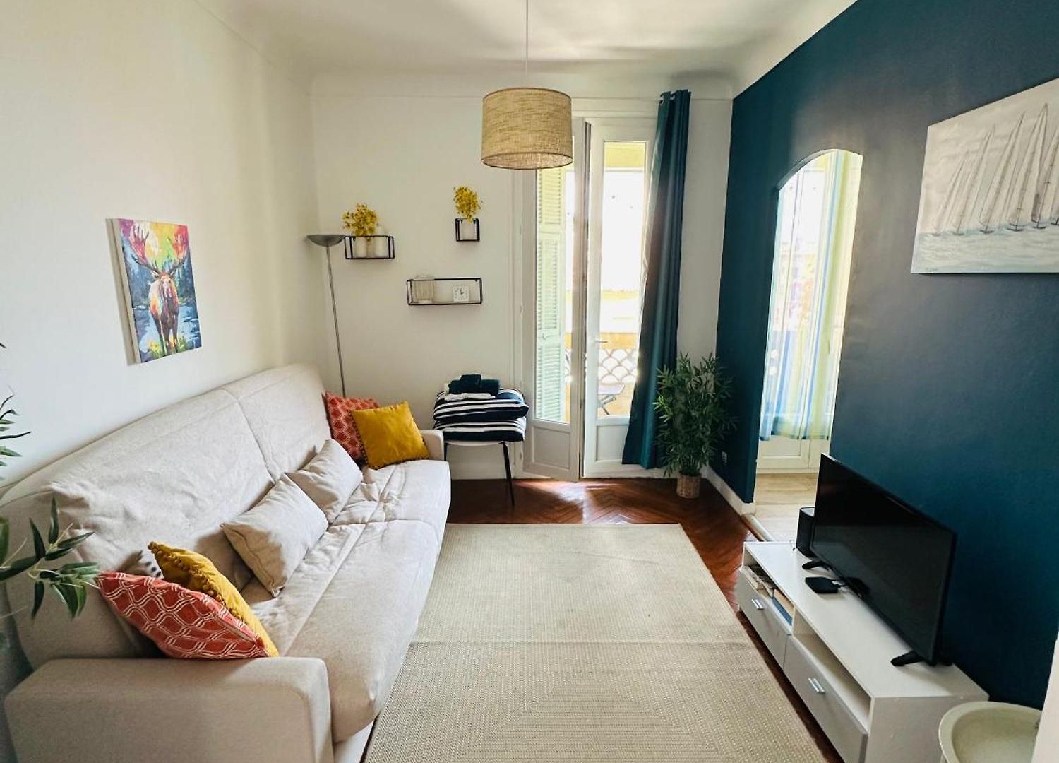 Superbe 2 Pièces Lumineux, Proche De La Plage, Climatisé Appartement