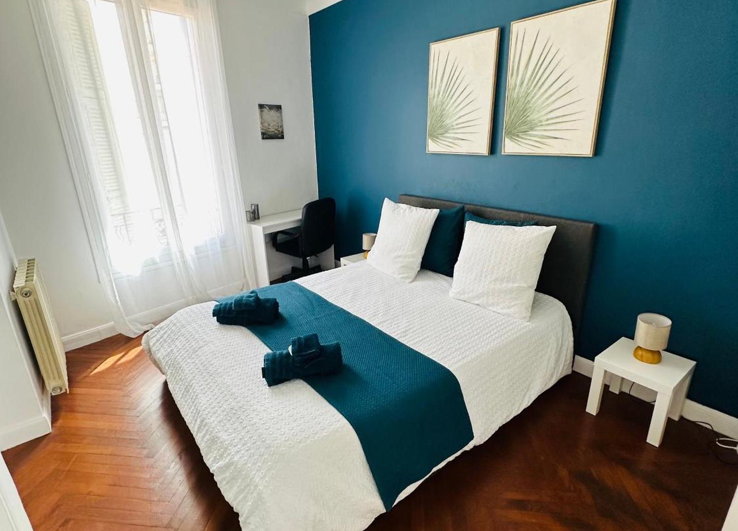Superbe 2 Pièces Lumineux, Proche De La Plage, Climatisé Appartement Nice