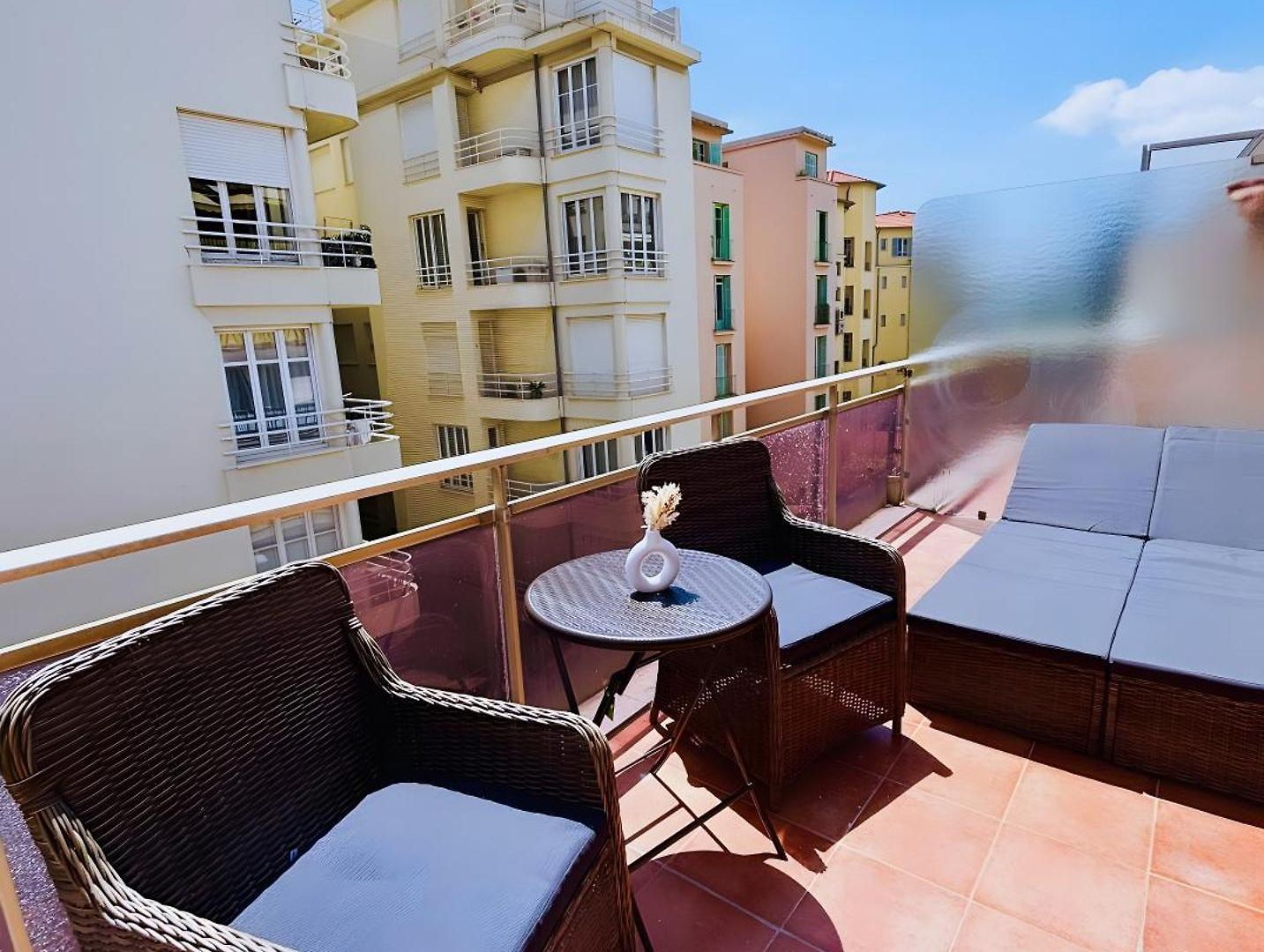 Terrasse 1 Mn De La Appartement Nice