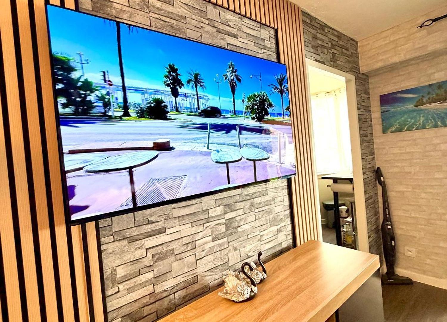 Apartment Center Side Free Paddle Beautiful Terrace *