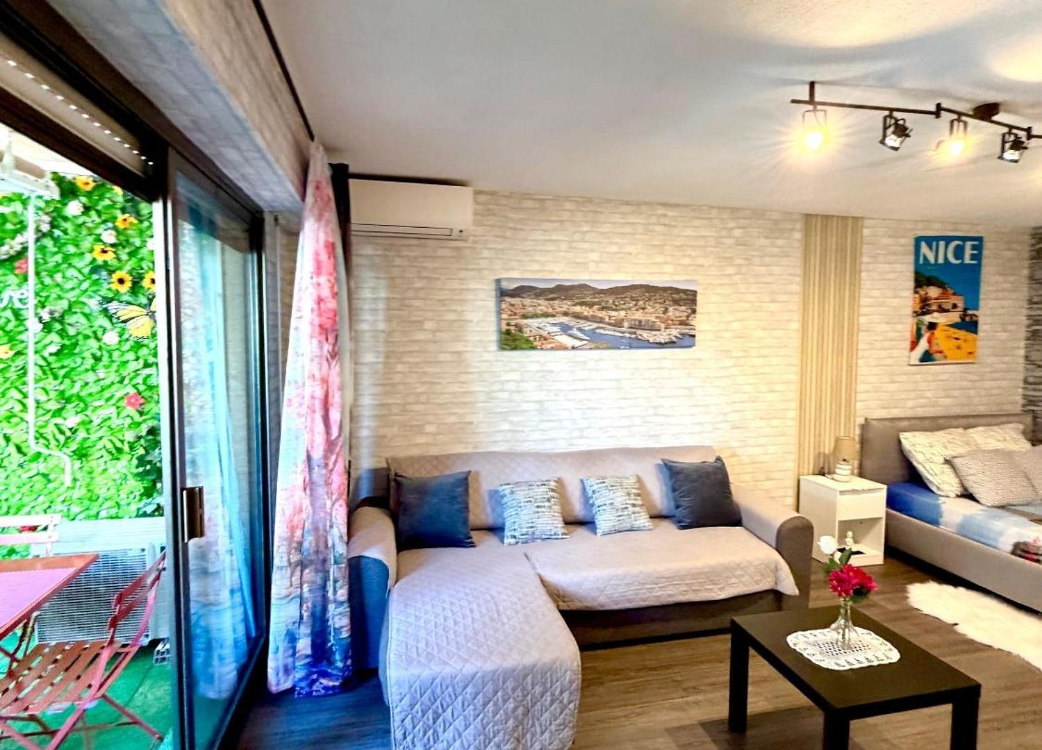 Apartment Center Side Free Paddle Beautiful Terrace *