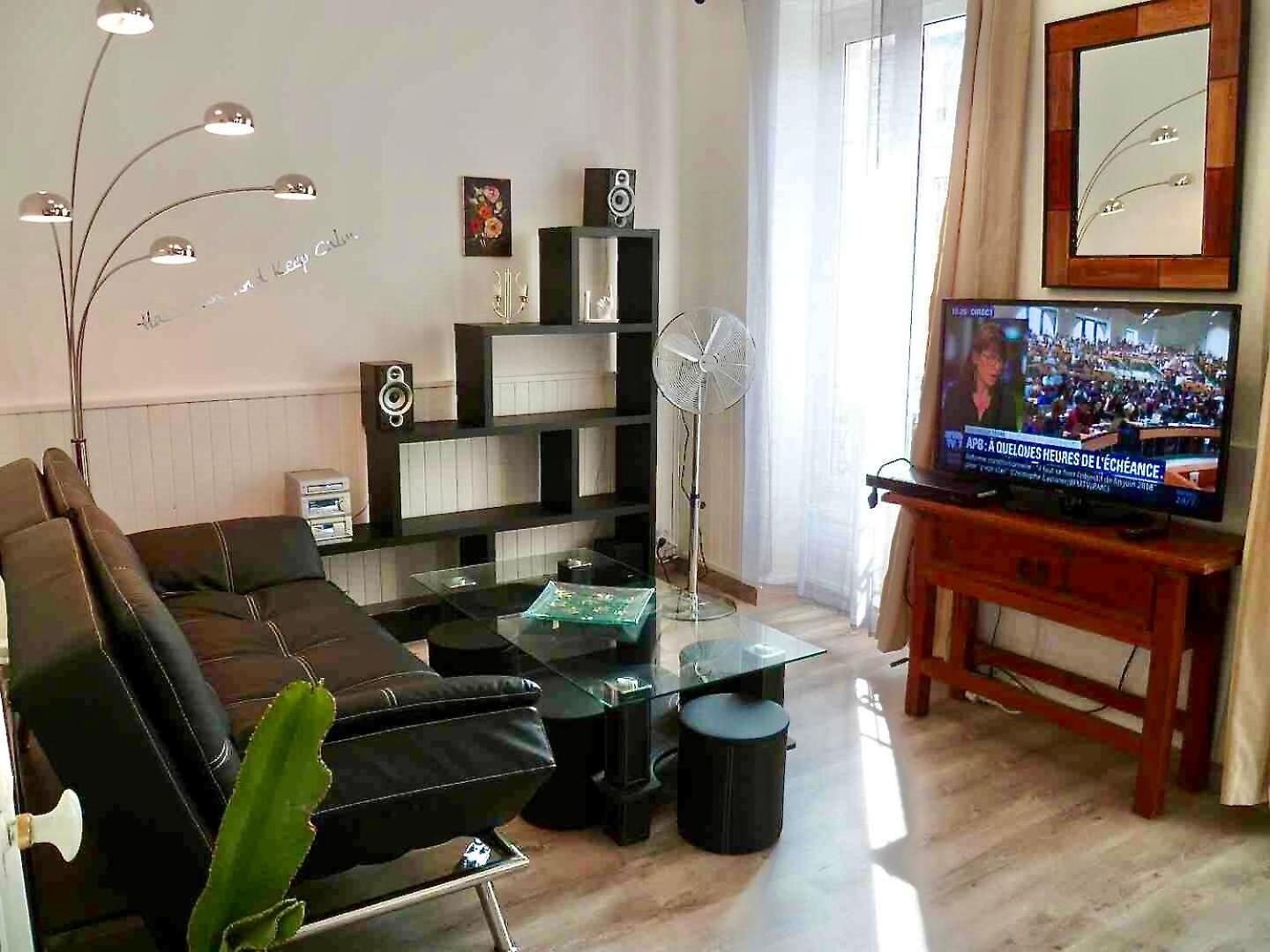 Joli 3 Pièces, 7 Pers, Très Lumineux, Centre Appartement *