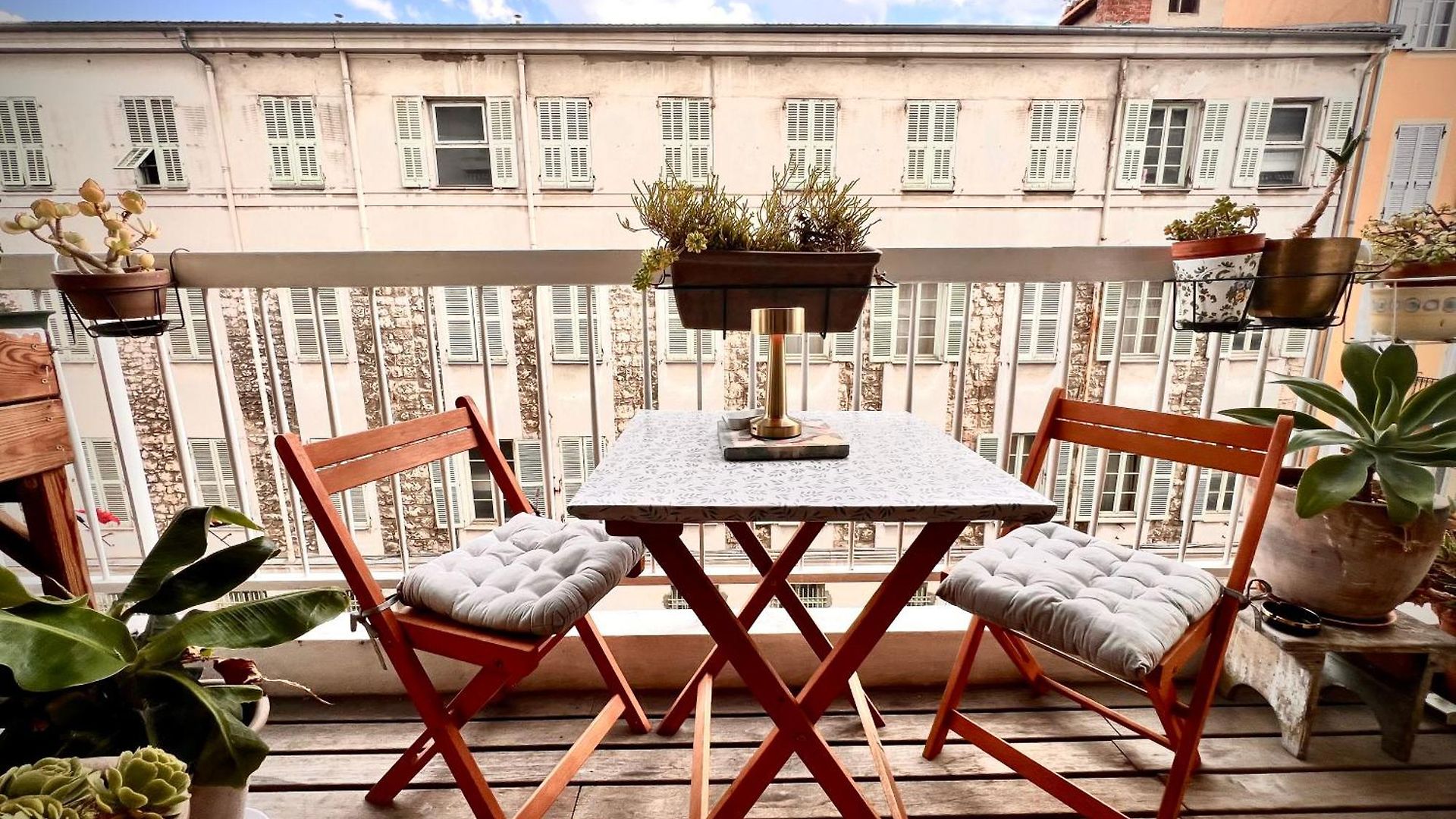 Apartment Sunny Port Old Town Free Private Parking - Clim & Balcony Nice