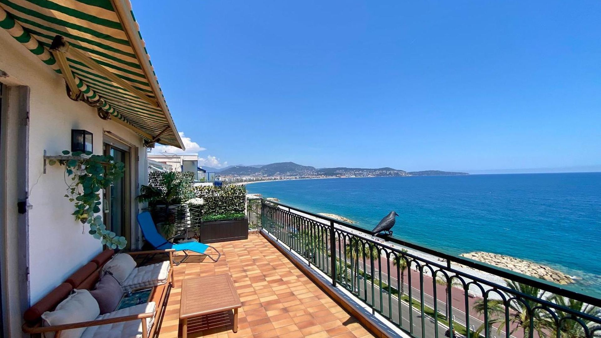 2p Panoramic Sea View Wi-fi Ac Apartment *