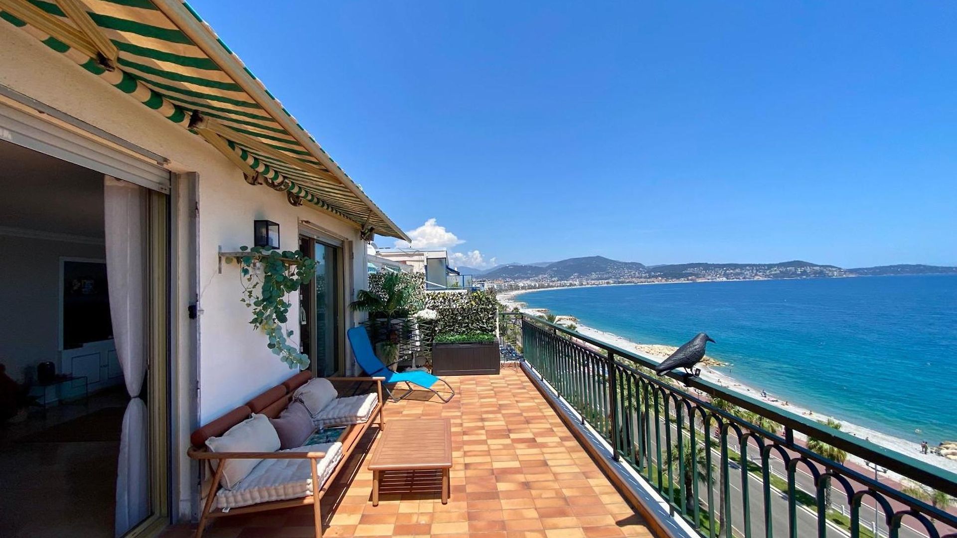 2p Panoramic Sea View Wi-fi Ac Apartment