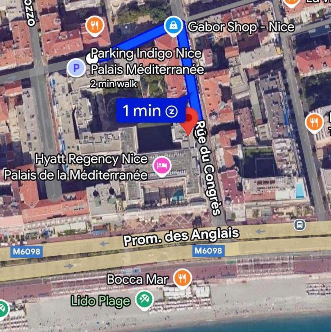 Le Grand Palais De La Mediterranee - Luxury 2br In Hyatt Residence, Direct Access, Promenade Des - Choice In Apartment