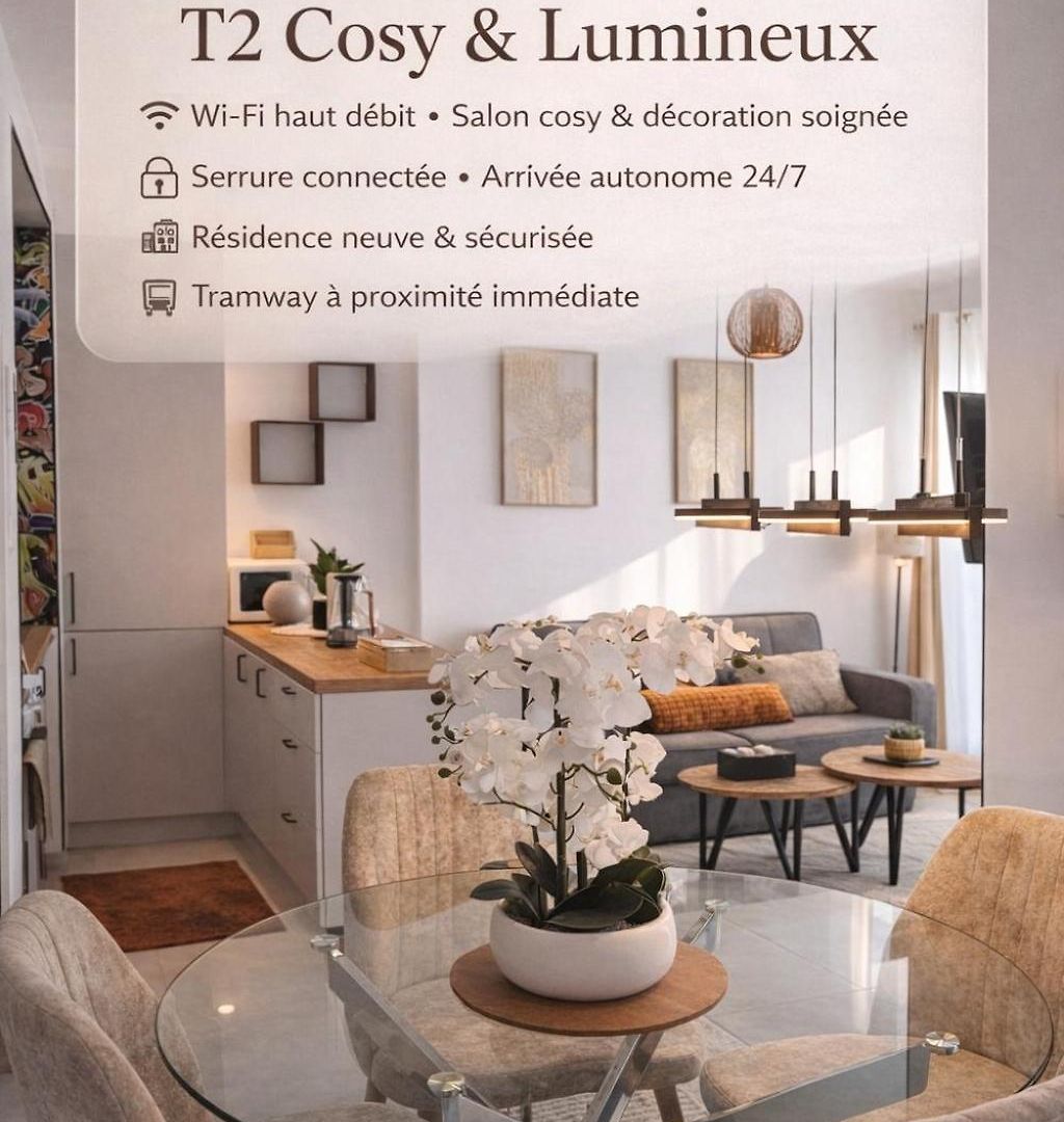 Escale Cosy A T2 Lumineux Nice