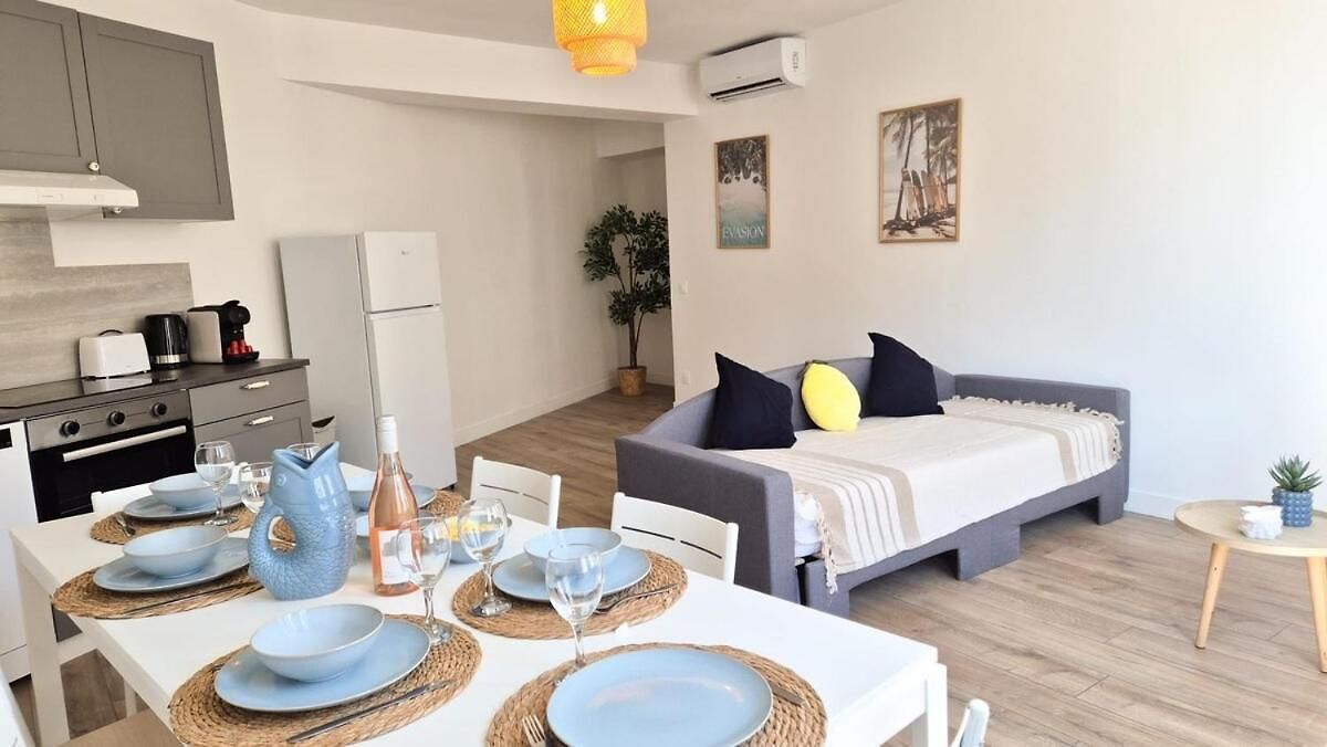 Apartment T3 Neuf Climatise 8 Pers Proche